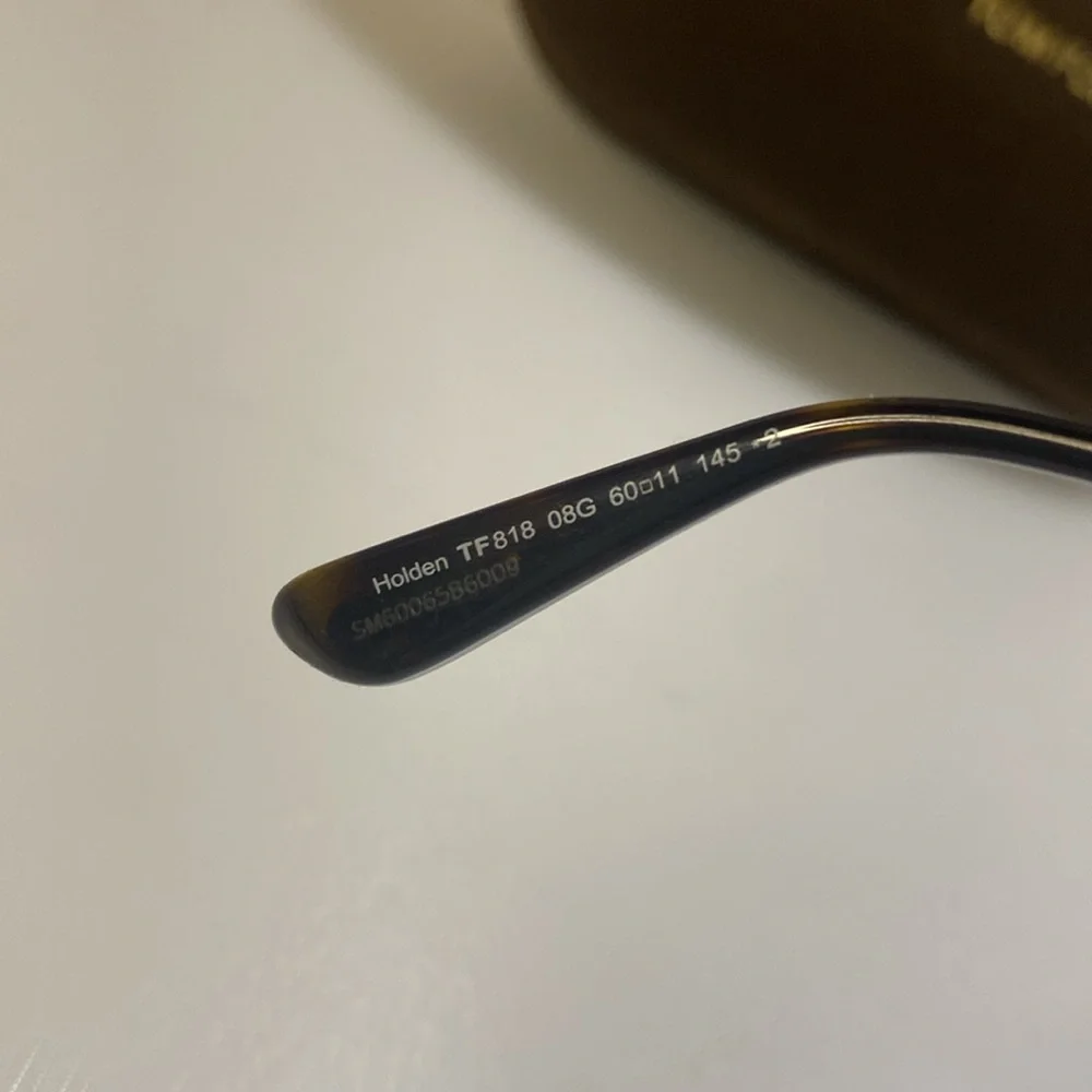 New Tom Ford Unisex Holden Brown Gradient Pilot  Sunglasses FT0818 08G